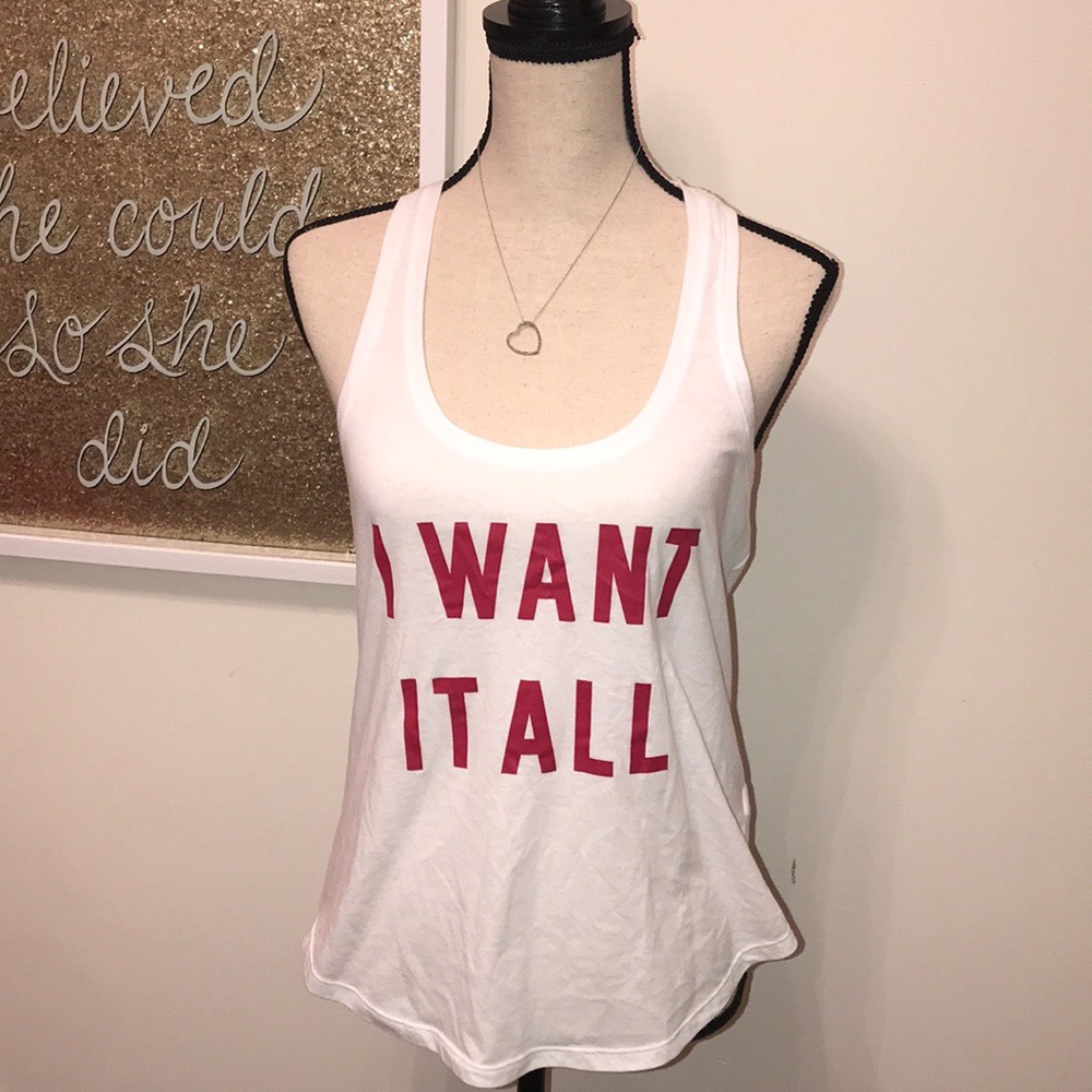 NWOT Victoria Secret Racerback Tank Top